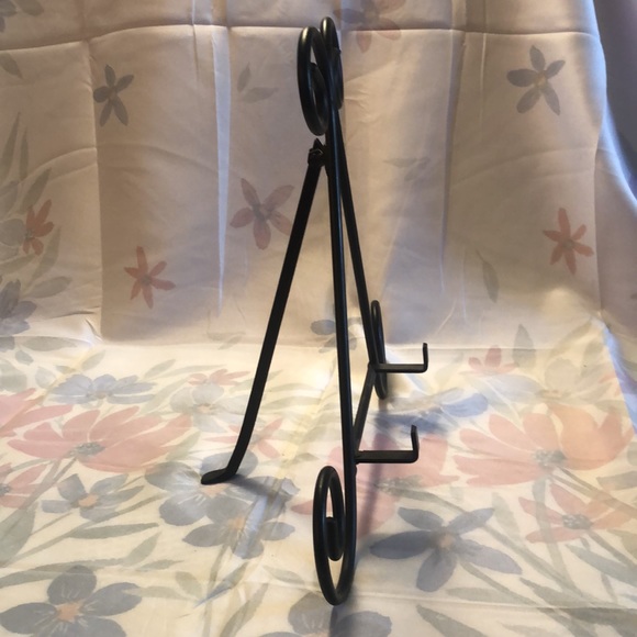 Black Cast Iron Folding Easel Art Plate Book Store Display Craft Show Studio - Picture 4 of 4